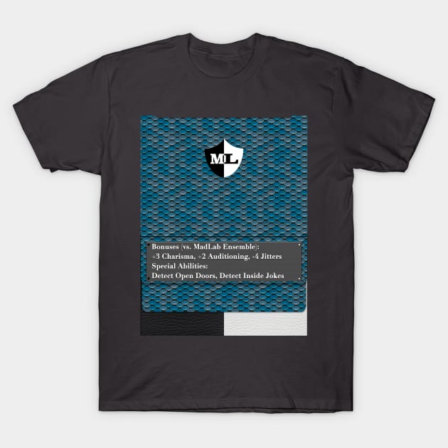 Legendary MadLab Armor (Scale-print) T-Shirt by chaometrix